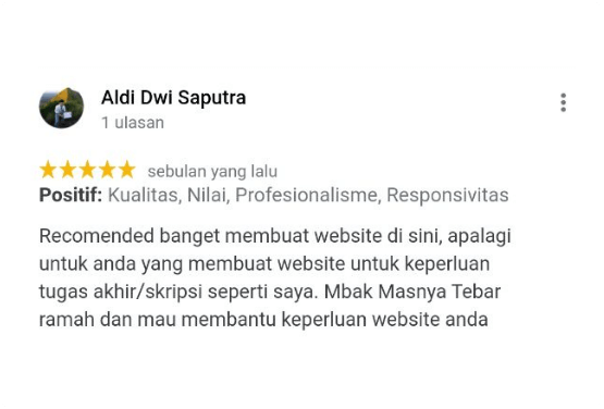 testi jasa web design