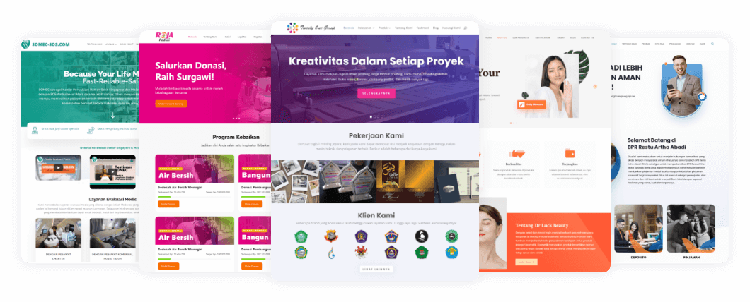 Showcase Portofolio Jasa Web Design